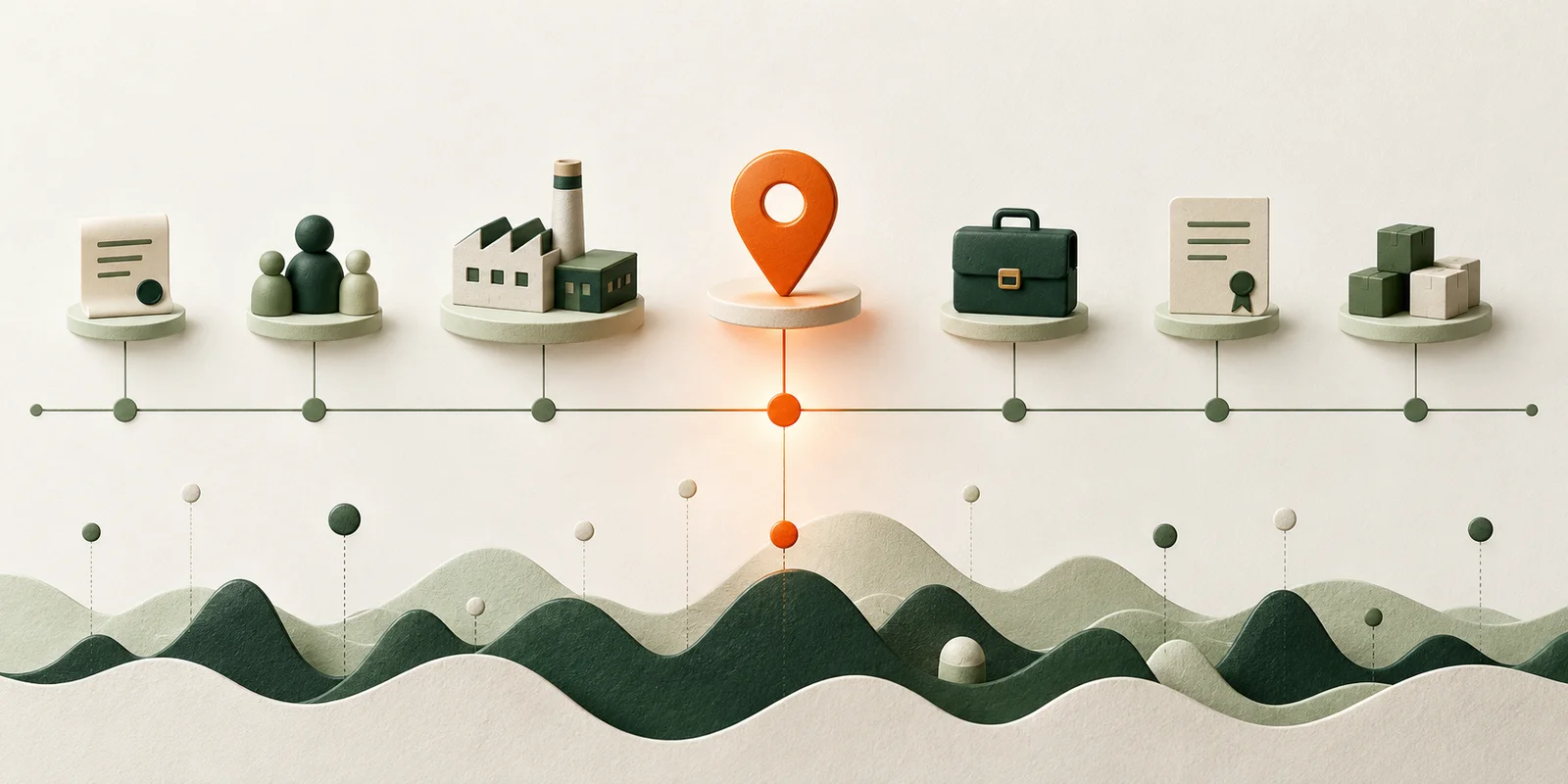 Distinct public event signals converge on a single account timeline
